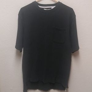 Orvis M Grey Short Sleeve Front Pocket Shirt